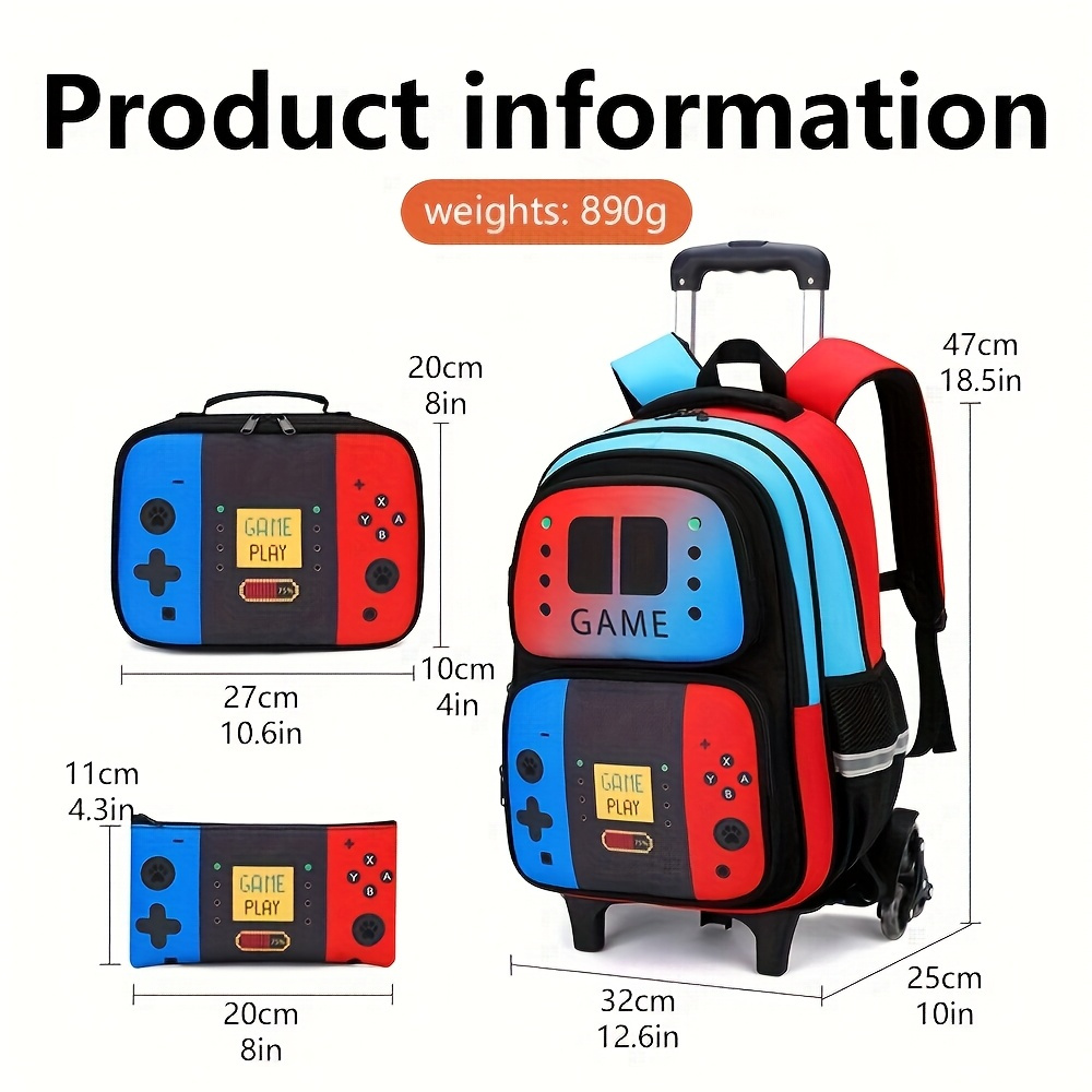 กระเป๋าเป้สะพายหลังแบบล้อเลื่อ - School Backpack Teen บทวิจารณ์และราคา