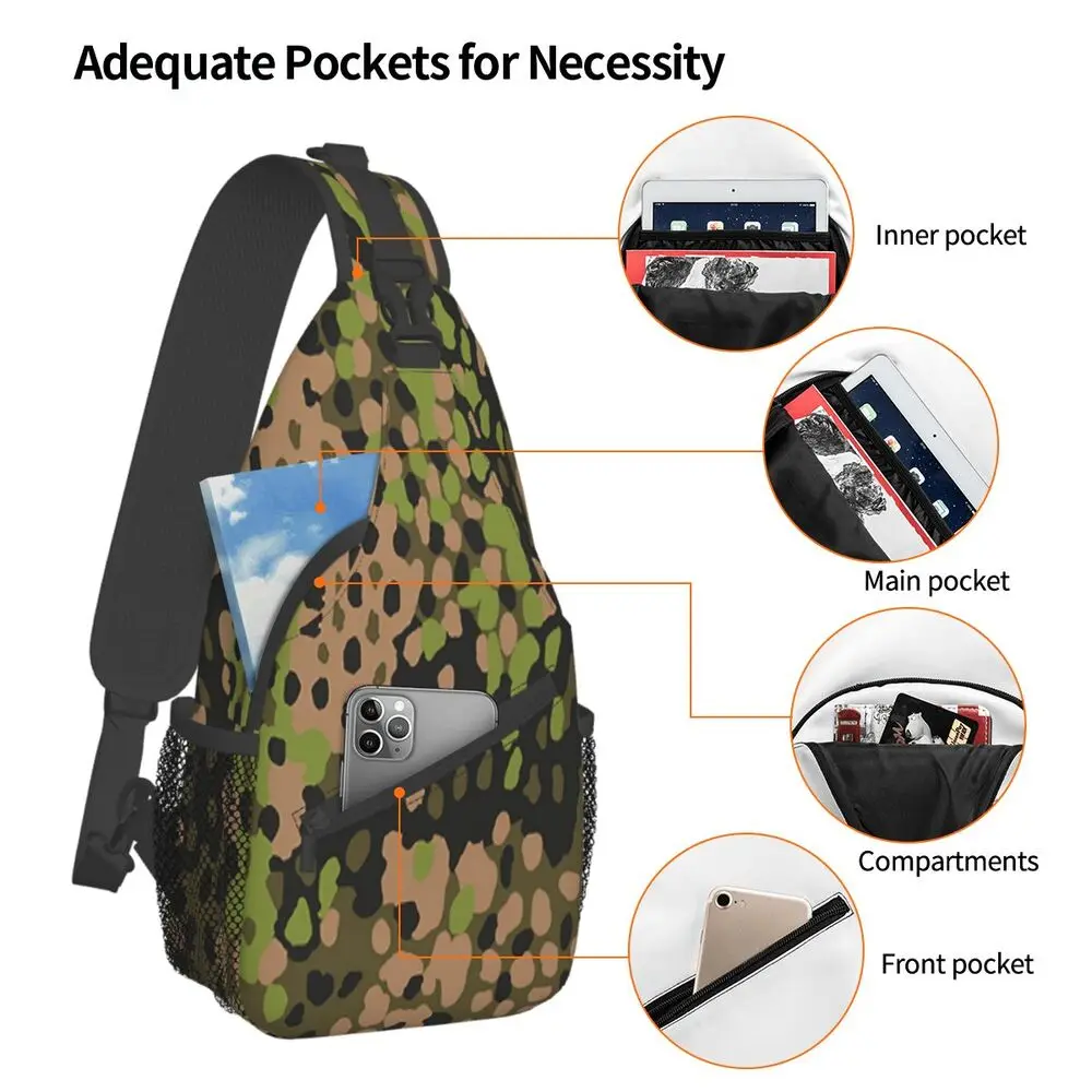 กระเป๋าสะพายข้างลายพราง Erbsen - Sling Backpack Shoulder บทวิจารณ์และราคา