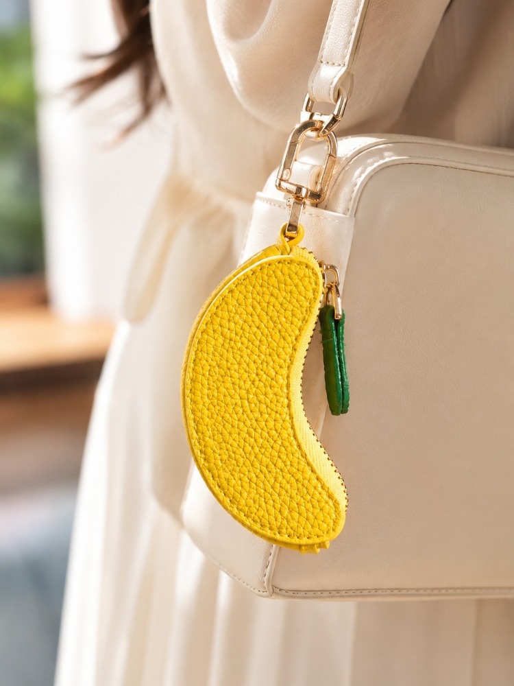 พวงกุญแจหนังรูปผลไม้น่ารัก กระ - Backpack Insert Organizer บทวิจารณ์และราคา