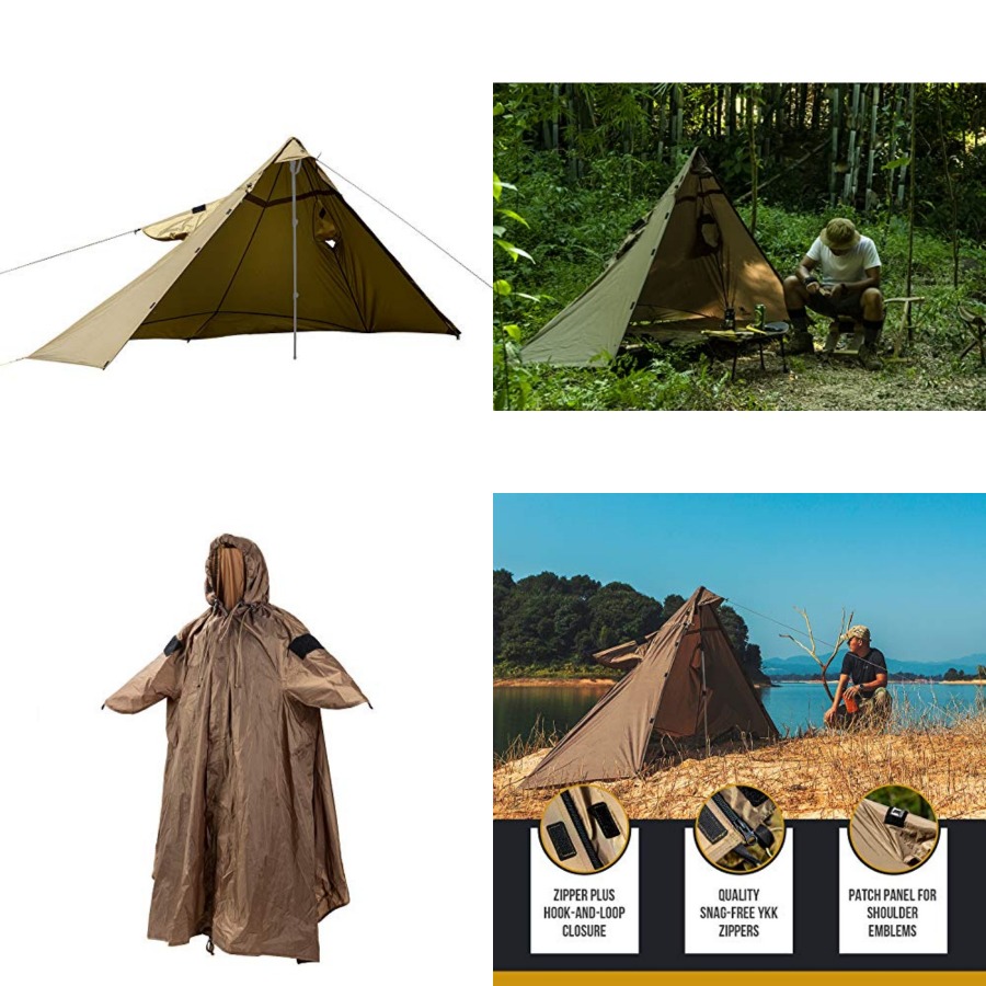 TENTSFORMER เสื้อกันฝนแบบมีฮู้ - Rain Cover Backpack บทวิจารณ์และราคา