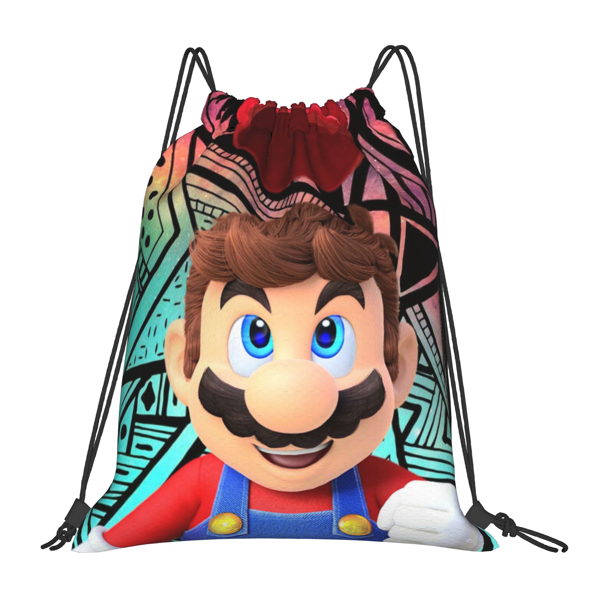 กระเป๋าหูรูดลายวีดีโอเกม M-Mar - Drawstring Gym Bag บทวิจารณ์และราคา