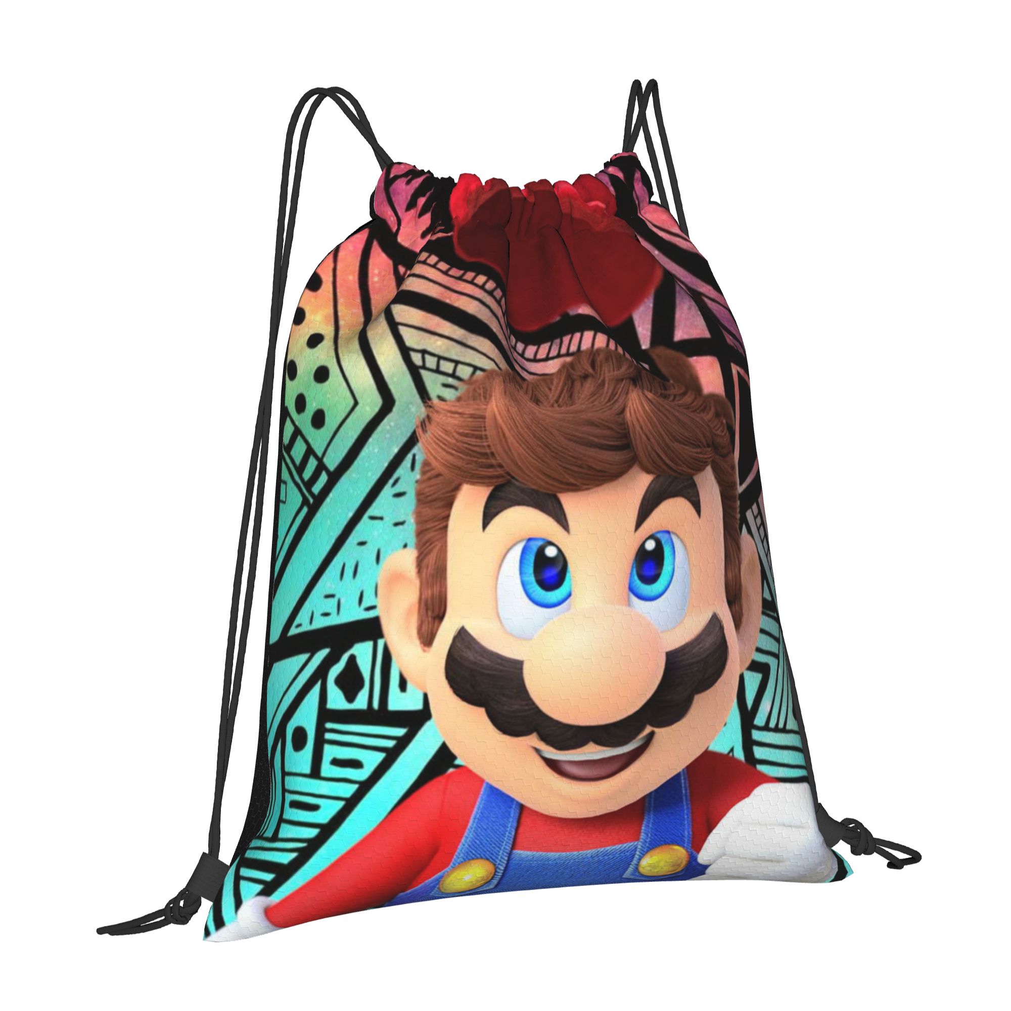 กระเป๋าหูรูดลายวีดีโอเกม M-Mar - Drawstring Gym Bag บทวิจารณ์และราคา