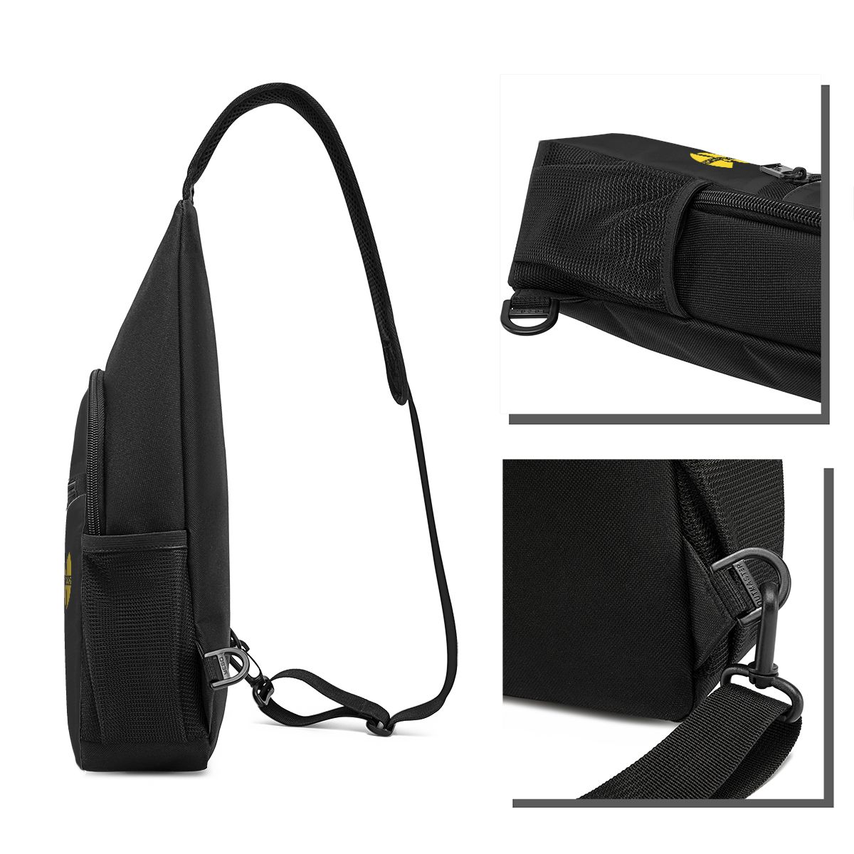 กระเป๋าคาดหน้าอกพิมพ์ลาย Wu Ta - Sling Backpack Shoulder บทวิจารณ์และราคา