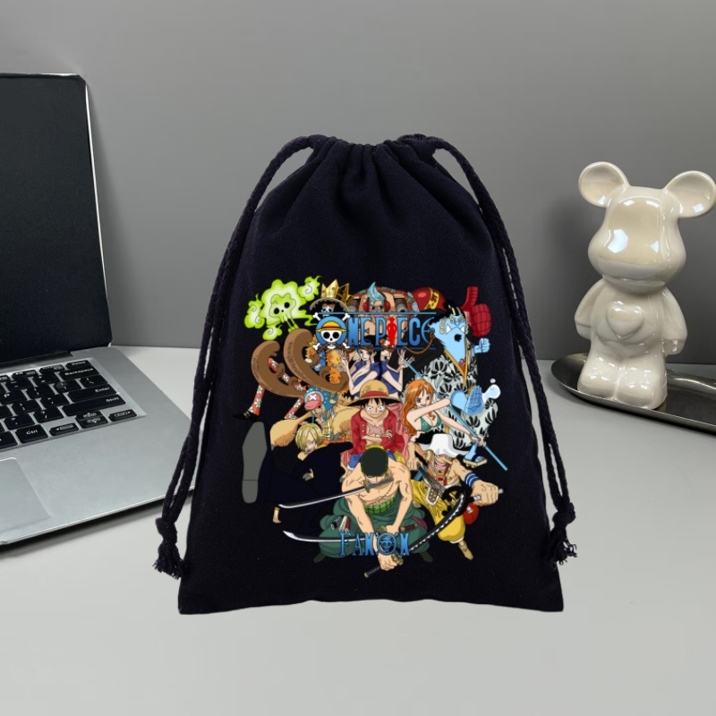 อะนิเมะวันพีชกระเป๋าเป้สะพายหล - Drawstring Gym Bag บทวิจารณ์และราคา