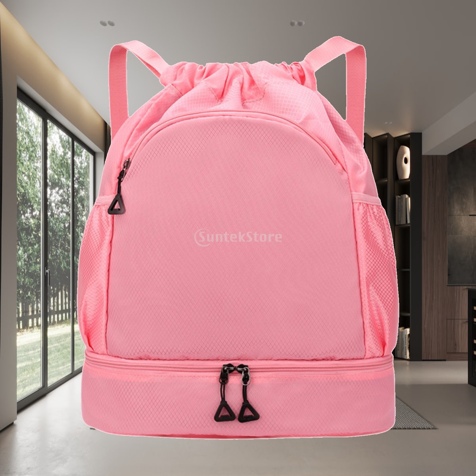 กระเป๋าเป้สะพายหลังแบบมีเชือกผ - Drawstring Gym Bag บทวิจารณ์และราคา