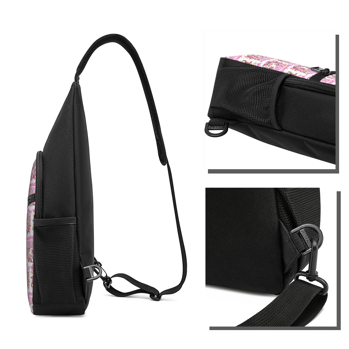 Emu Otori Wonderhoy Stamp Ches - Sling Backpack Shoulder บทวิจารณ์และราคา