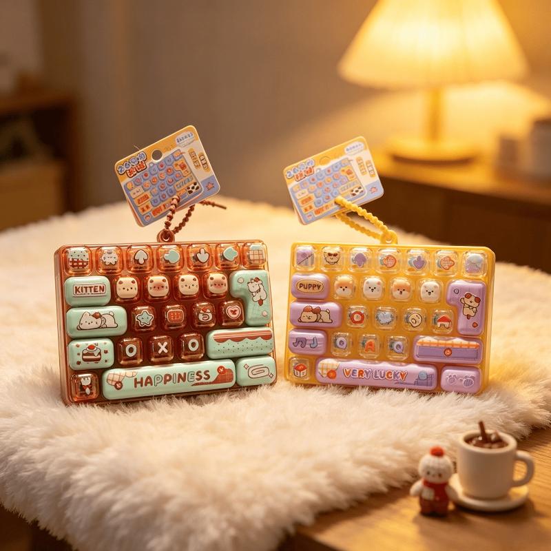 พวงกุญแจบีบคลายเครียด 26 ปุ่ม  - Mini Backpack Purse บทวิจารณ์และราคา