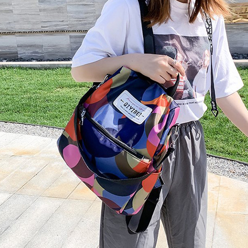 กระเป๋าเป้ผู้หญิงกันน้ำอ็อกซ์ฟ - Travel Backpack Anti Theft บทวิจารณ์และราคา