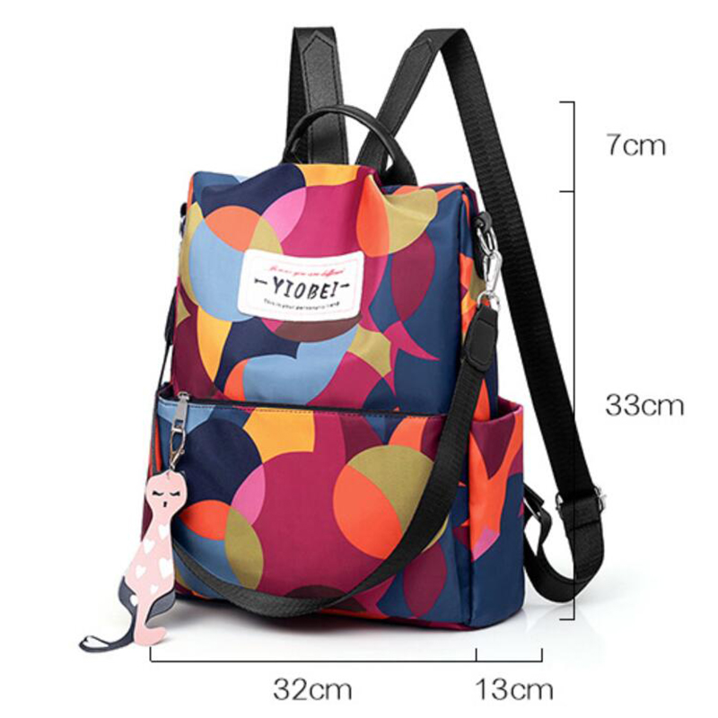 กระเป๋าเป้ผู้หญิงกันน้ำอ็อกซ์ฟ - Travel Backpack Anti Theft บทวิจารณ์และราคา